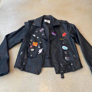 ZARA faux leather jacket